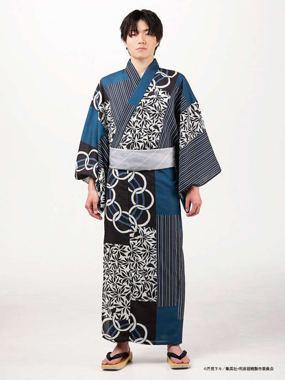 Jujutsu Kaisen Hidden Inventory / Prematured Death Furifu Men's Yukata + Heko Obi Set - Megumi Fushiguro
