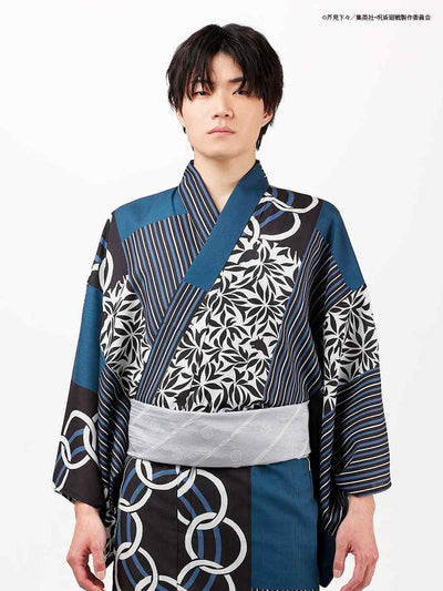 Jujutsu Kaisen Hidden Inventory / Prematured Death Furifu Men's Yukata + Heko Obi Set - Megumi Fushiguro