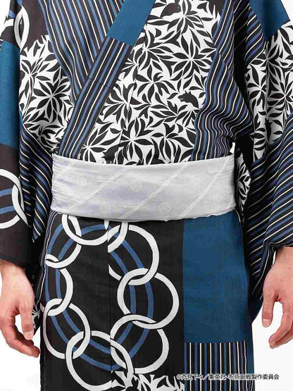 Jujutsu Kaisen Hidden Inventory / Prematured Death Furifu Men's Yukata + Heko Obi Set - Megumi Fushiguro