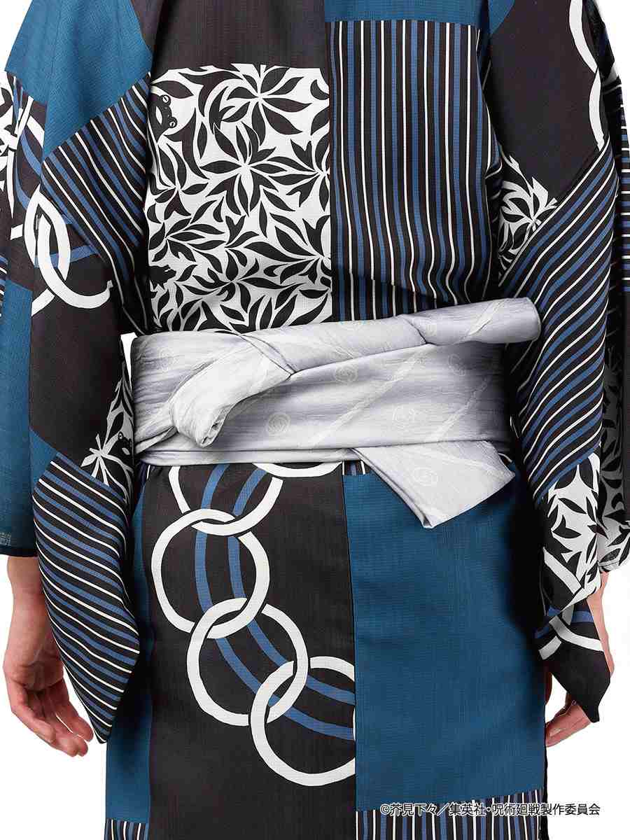 Jujutsu Kaisen Hidden Inventory / Prematured Death Furifu Men's Yukata + Heko Obi Set - Megumi Fushiguro