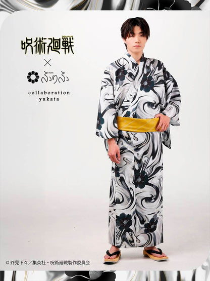 Jujutsu Kaisen Hidden Inventory / Prematured Death Furifu Men's Yukata + Heko Obi Set - Geto Suguru
