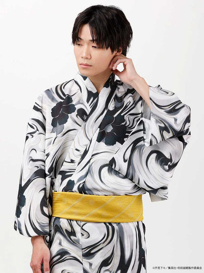 Jujutsu Kaisen Hidden Inventory / Prematured Death Furifu Men's Yukata + Heko Obi Set - Geto Suguru
