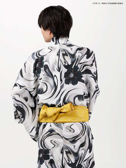 Jujutsu Kaisen Hidden Inventory / Prematured Death Furifu Men's Yukata + Heko Obi Set - Geto Suguru