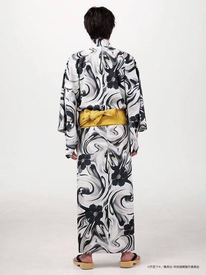 Jujutsu Kaisen Hidden Inventory / Prematured Death Furifu Men's Yukata + Heko Obi Set - Geto Suguru