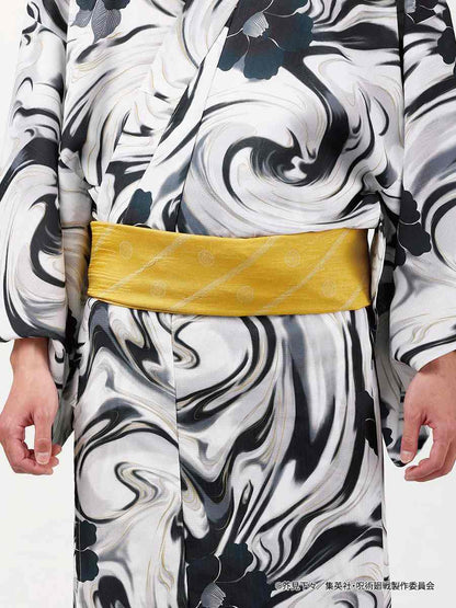 Jujutsu Kaisen Hidden Inventory / Prematured Death Furifu Men's Yukata + Heko Obi Set - Geto Suguru