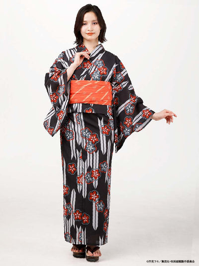 Jujutsu Kaisen Hidden Inventory / Prematured Death Furifu Women's Yukata + Heko Obi Set - Yuji Itadori