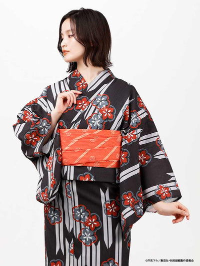 Jujutsu Kaisen Hidden Inventory / Prematured Death Furifu Women's Yukata + Heko Obi Set - Yuji Itadori