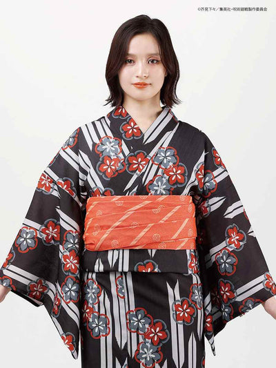 Jujutsu Kaisen Hidden Inventory / Prematured Death Furifu Women's Yukata + Heko Obi Set - Yuji Itadori