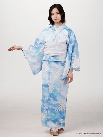 Jujutsu Kaisen Hidden Inventory / Prematured Death Furifu Women's Yukata + Heko Obi Set - Gojo Satoru