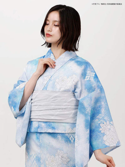 Jujutsu Kaisen Hidden Inventory / Prematured Death Furifu Women's Yukata + Heko Obi Set - Gojo Satoru