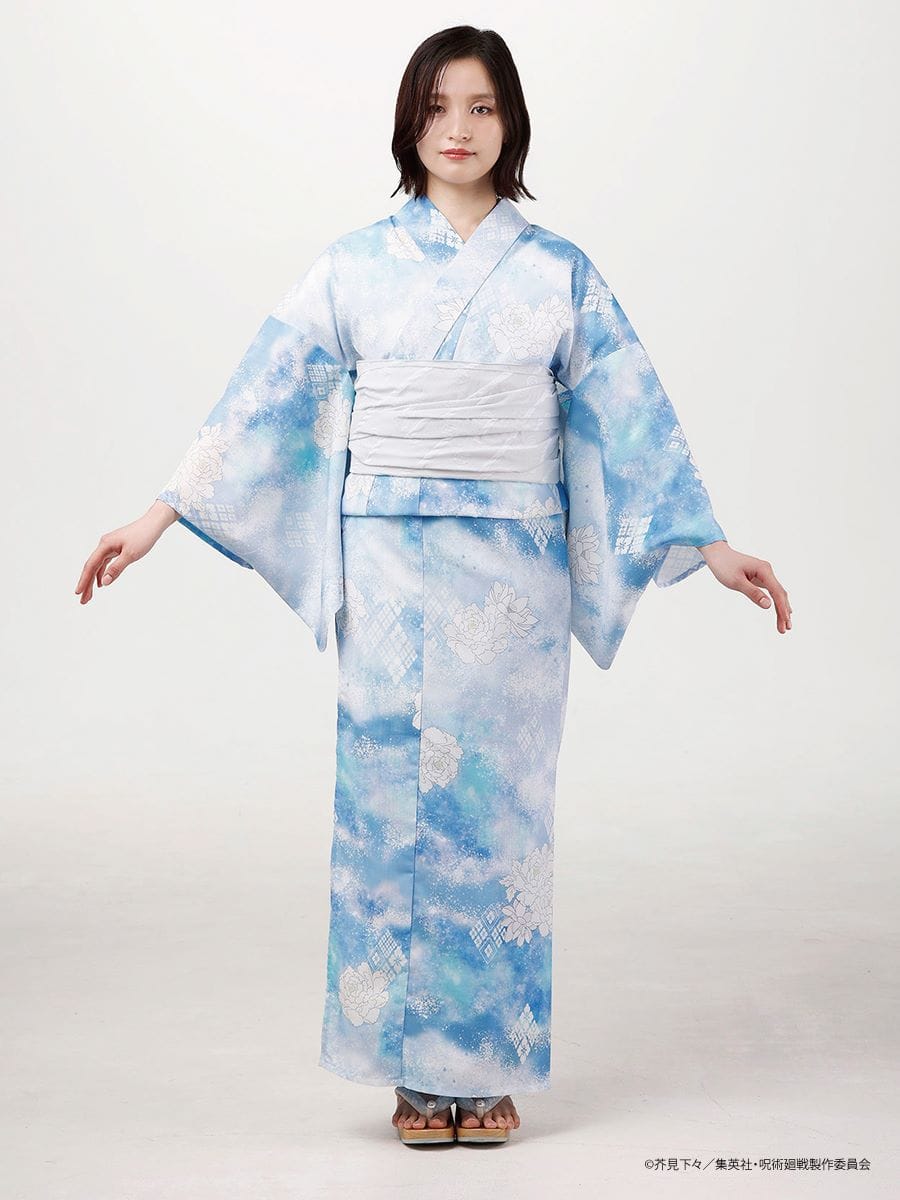 Jujutsu Kaisen Hidden Inventory / Prematured Death Furifu Women's Yukata + Heko Obi Set - Gojo Satoru