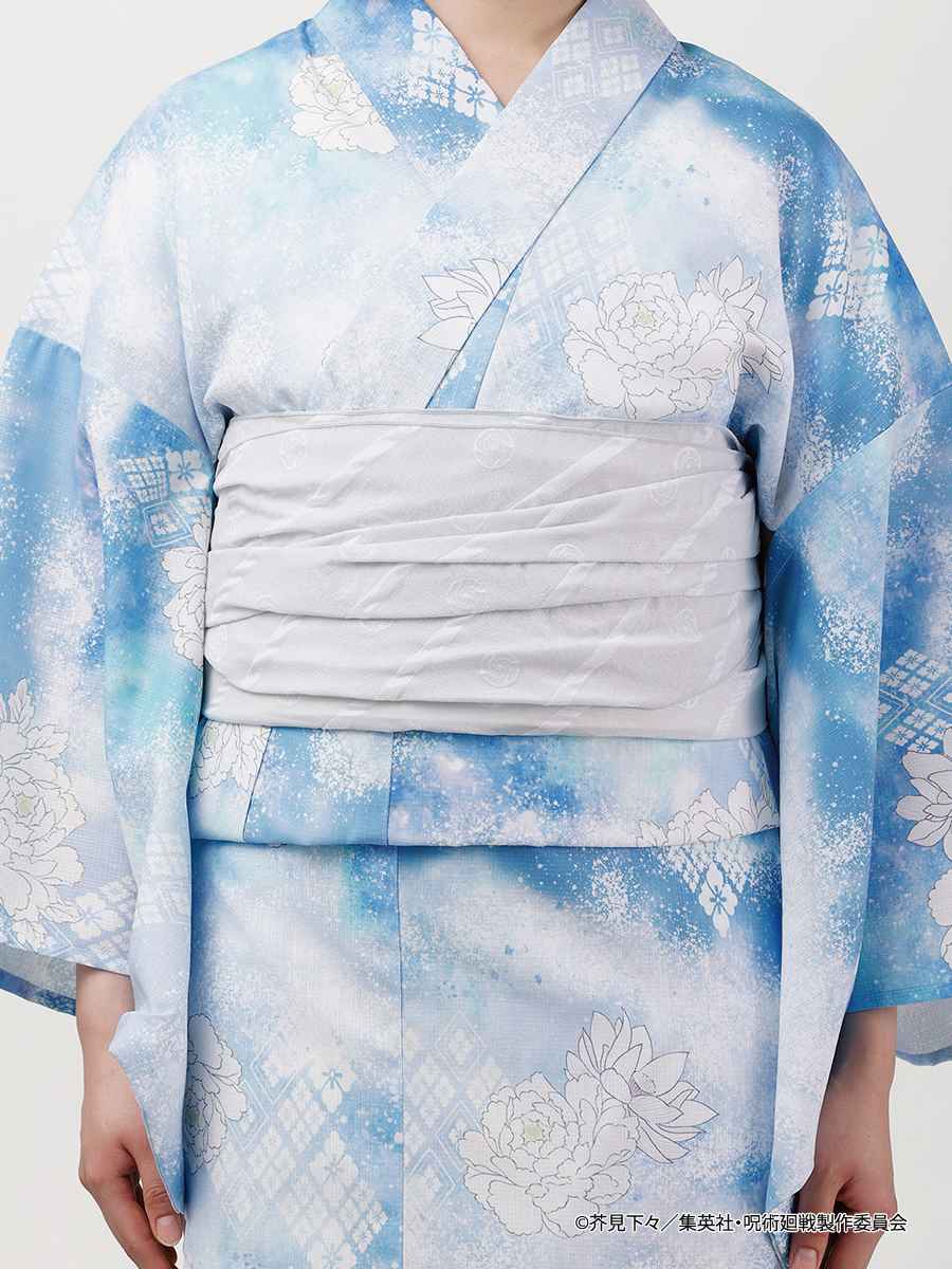 Jujutsu Kaisen Hidden Inventory / Prematured Death Furifu Women's Yukata + Heko Obi Set - Gojo Satoru