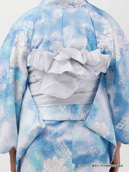 Jujutsu Kaisen Hidden Inventory / Prematured Death Furifu Women's Yukata + Heko Obi Set - Gojo Satoru