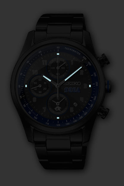 SEGA 65th Anniversary x Seiko Collaboration Watch - Black Model [Pre-Order Oct 2026]