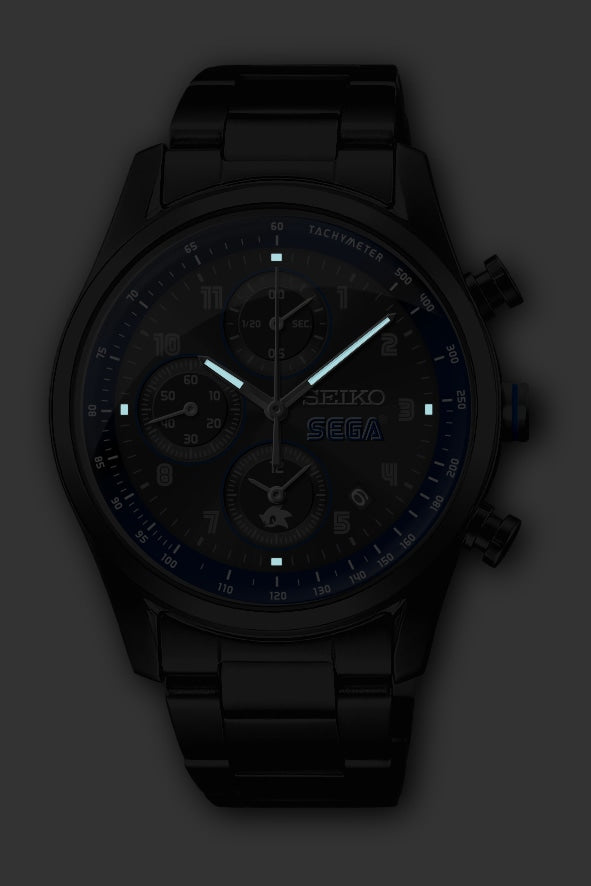 SEGA 65th Anniversary x Seiko Collaboration Watch - Black Model [Pre-Order Oct 2026]