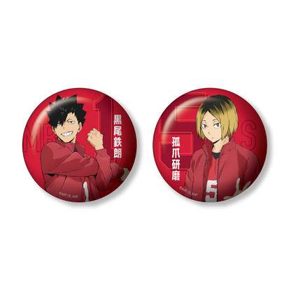 Happy Kuji Haikyu!! - J Prize Can Badge Complete Set of 6 Types