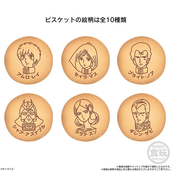 Mobile Suit Gundam Biscuits Vol.2 with Mini Kits - Box (10 Packs) RANDOM - official product image 7