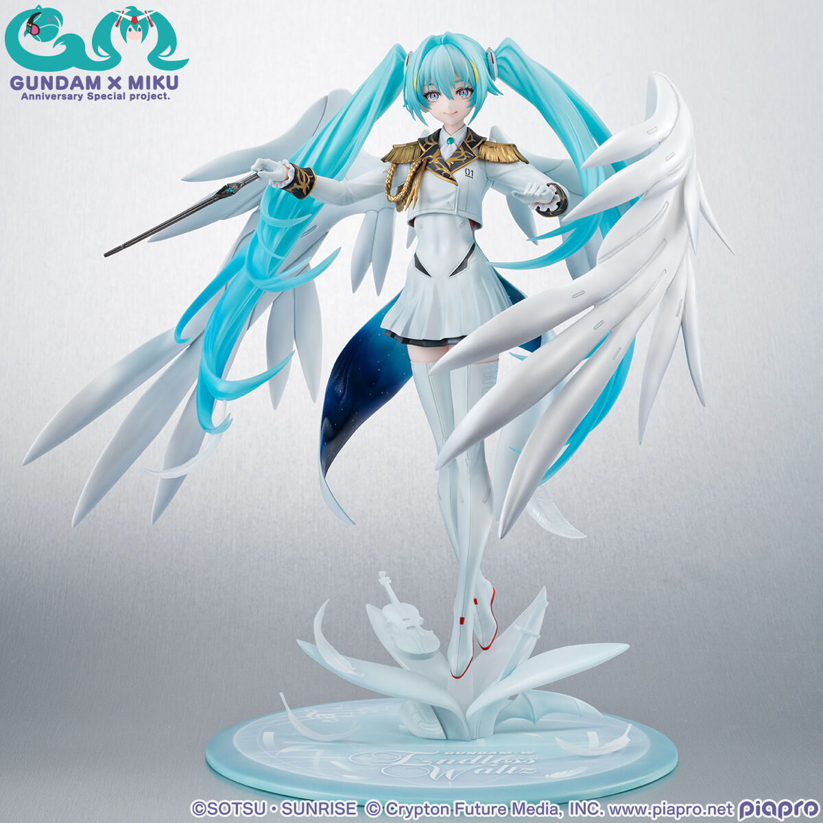 Mobile Suit Gundam 45th Anniversary x Hatsune Miku Lucrea - Hatsune Miku x Wing Gundam Zero EW