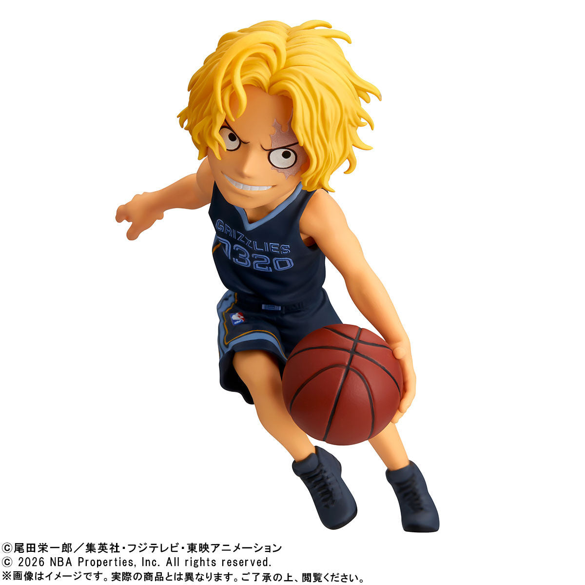 One Piece x NBA - World Collectable Figures (10 Types) [Pre-order Dec 2026]