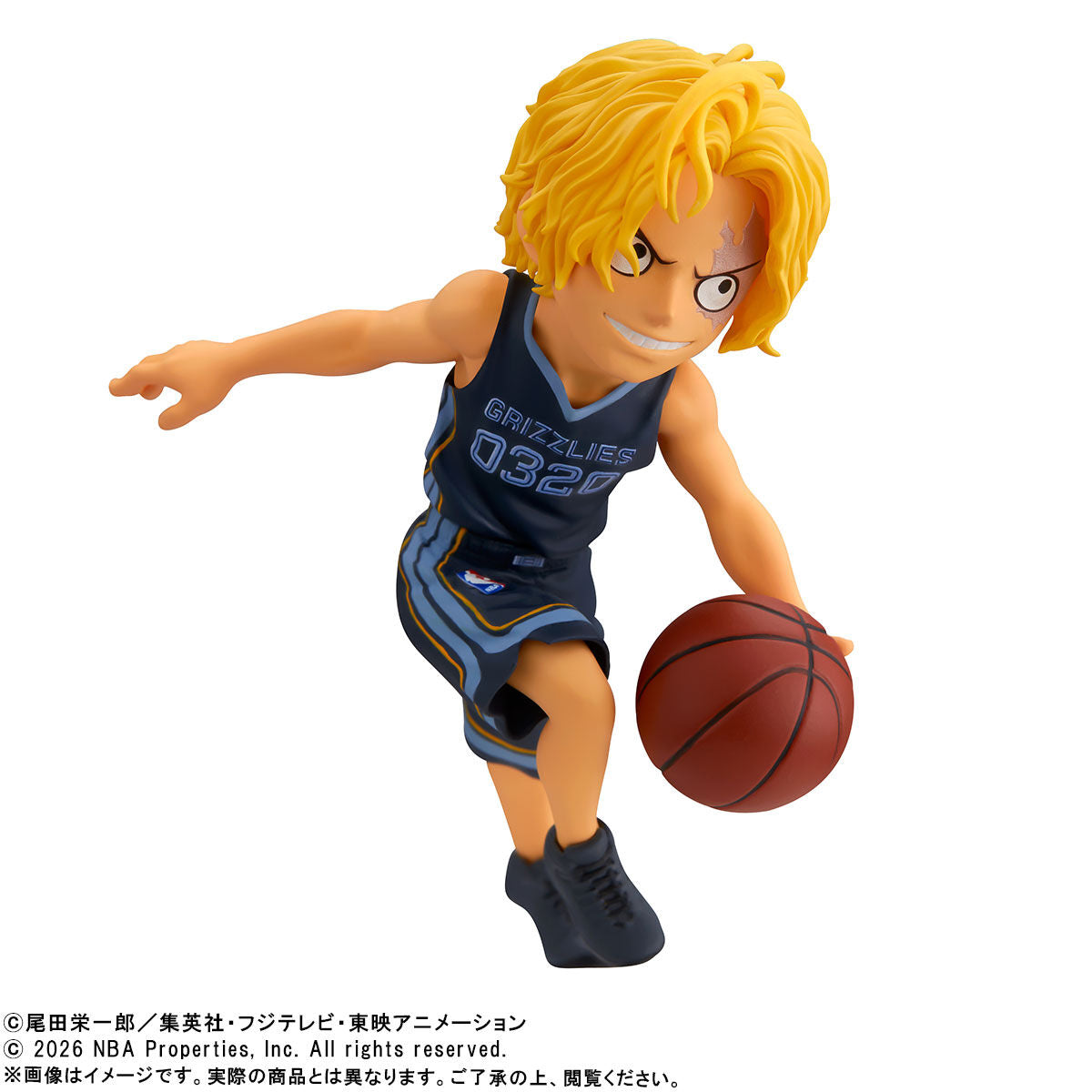 One Piece x NBA - World Collectable Figures (10 Types) [Pre-order Dec 2026]