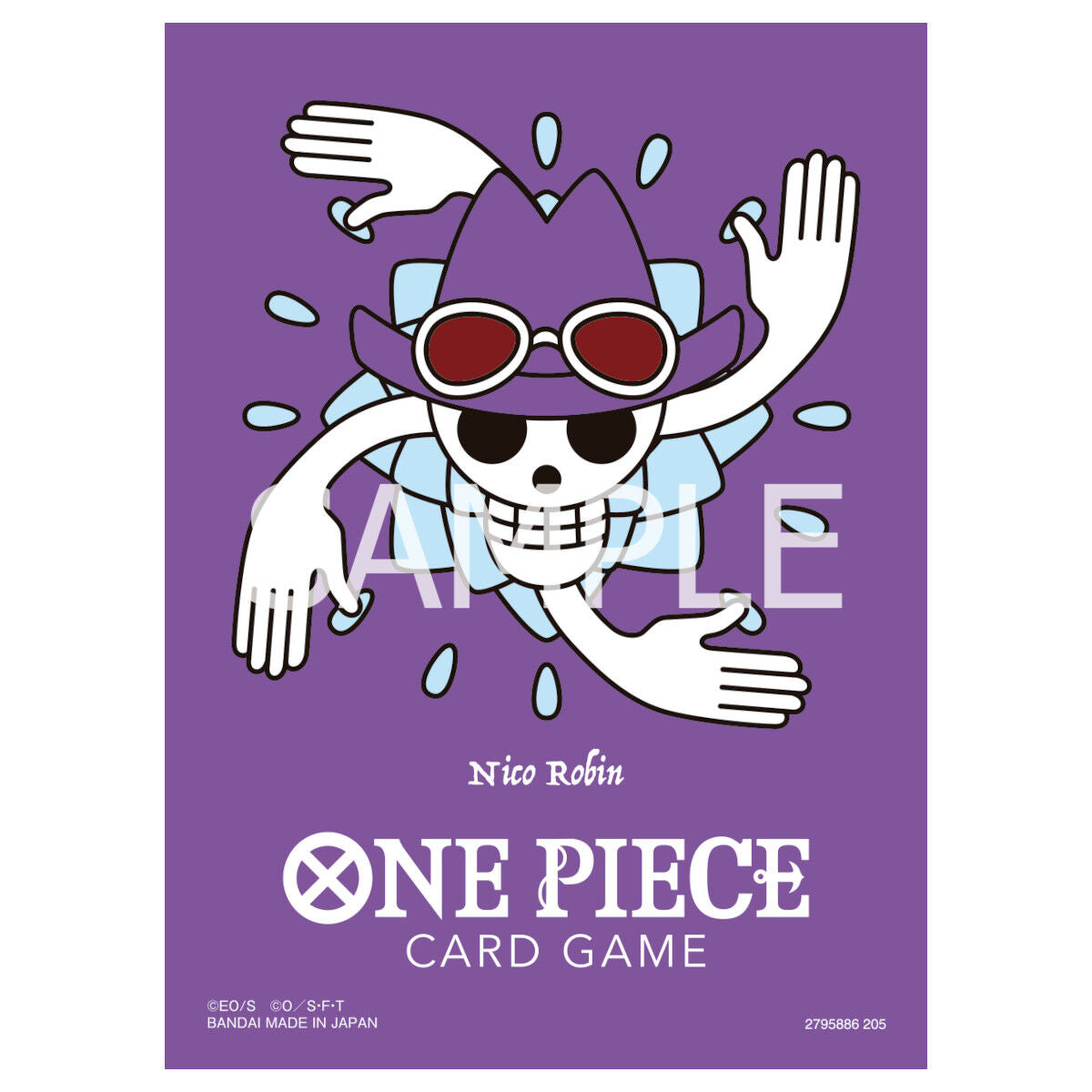 One Piece Card Game Premium Matte Vol.3 Nico Robin official limited card sleeves, pack of 70
