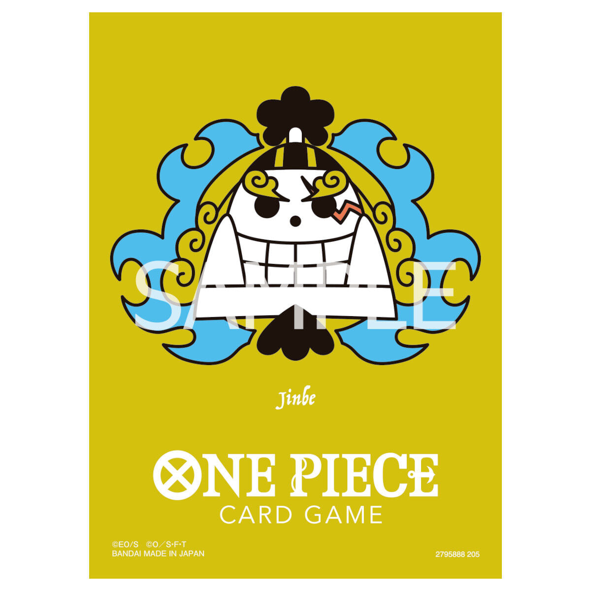 One Piece Card Game Premium Matte Vol.3 Jinbe official limited card sleeves, pack of 70