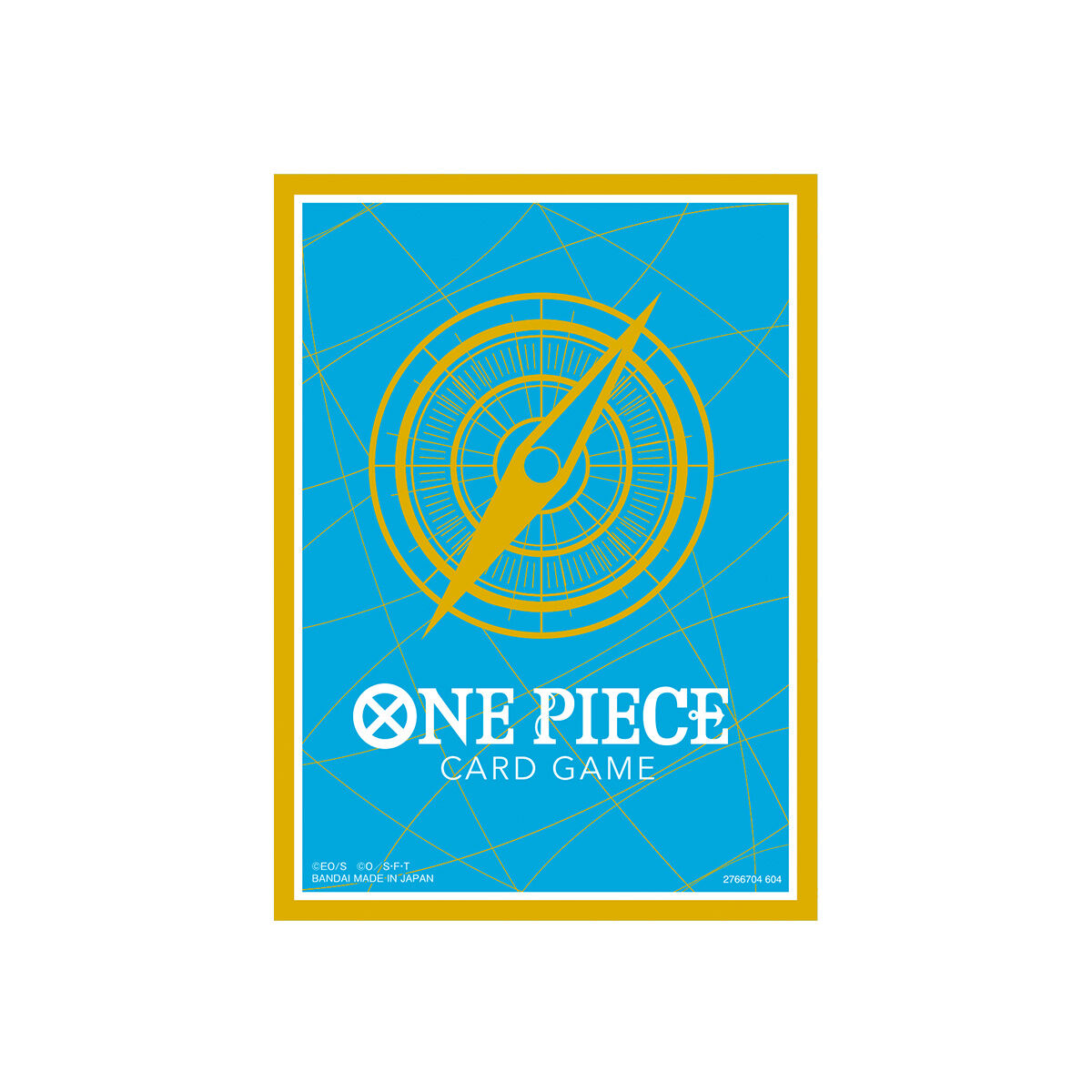 One Piece Card Game Standard Blue Gold official limited card sleeves, pack of 70