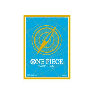 One Piece Card Game Standard Blue Gold official limited card sleeves, pack of 70