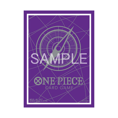 One Piece Card Game Standard Purple Silver official limited card sleeves, pack of 70