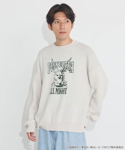 My Hero Academia x Earth Music & Ecology Collection - Izuku Midoriya Image Knit Pullover L Size [Made to Order]