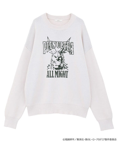 My Hero Academia x Earth Music & Ecology Collection - Izuku Midoriya Image Knit Pullover L Size [Made to Order]