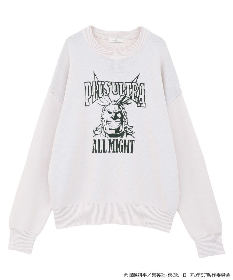 My Hero Academia x Earth Music & Ecology Collection - Izuku Midoriya Image Knit Pullover L Size [Made to Order]
