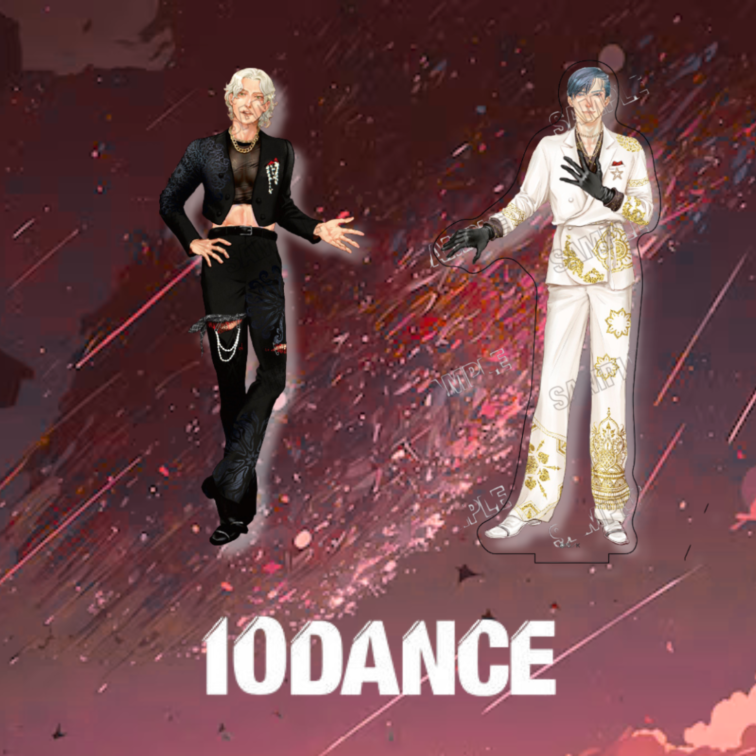 10Dance - Original Illustration BIG Acrylic Stand Complete Set of 2 Types [Pre-Order Aug 2026]