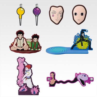 Ichiban Kuji HUNTER×HUNTER Cross the X-Day - J Prize Rubber Collection Complete Set of 8 Types
