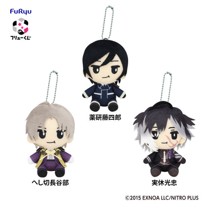 FuRyu Kuji Touken Ranbu Online Noodle Stopper Battle Vol. 6 - E Prize Mini Plush Mascot Complete Set of 3