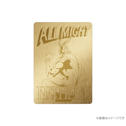My Hero Academia - All Might Card Silver Yellow Gold Coating [Pre-Order Jun 2026]