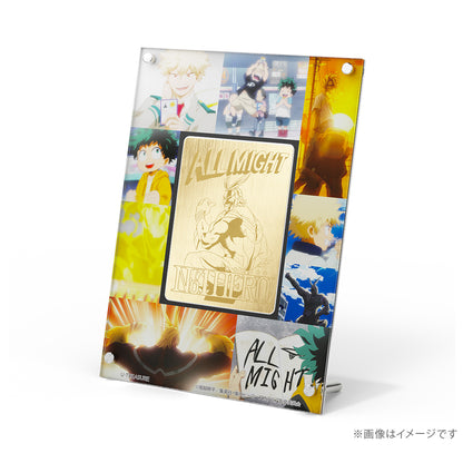My Hero Academia - All Might Card Silver Yellow Gold Coating [Pre-Order Jun 2026]