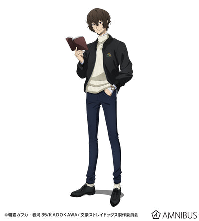 Bungo Stray Dogs Original Illustration - Winter Uniform Version Dazai Osamu Stadium Jacket