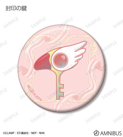 Cardcaptor Sakura: Clear Card Arc - Key Motif Tin Badge Complete Set of 3 Types [Pre-Order Feb 2026]