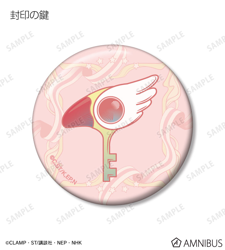 Cardcaptor Sakura: Clear Card Arc - Key Motif Tin Badge Complete Set of 3 Types [Pre-Order Feb 2026]