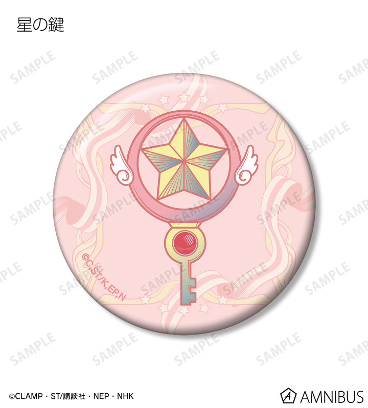 Cardcaptor Sakura: Clear Card Arc - Key Motif Tin Badge Complete Set of 3 Types [Pre-Order Feb 2026]