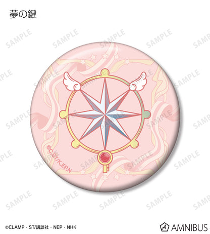 Cardcaptor Sakura: Clear Card Arc - Key Motif Tin Badge Complete Set of 3 Types [Pre-Order Feb 2026]
