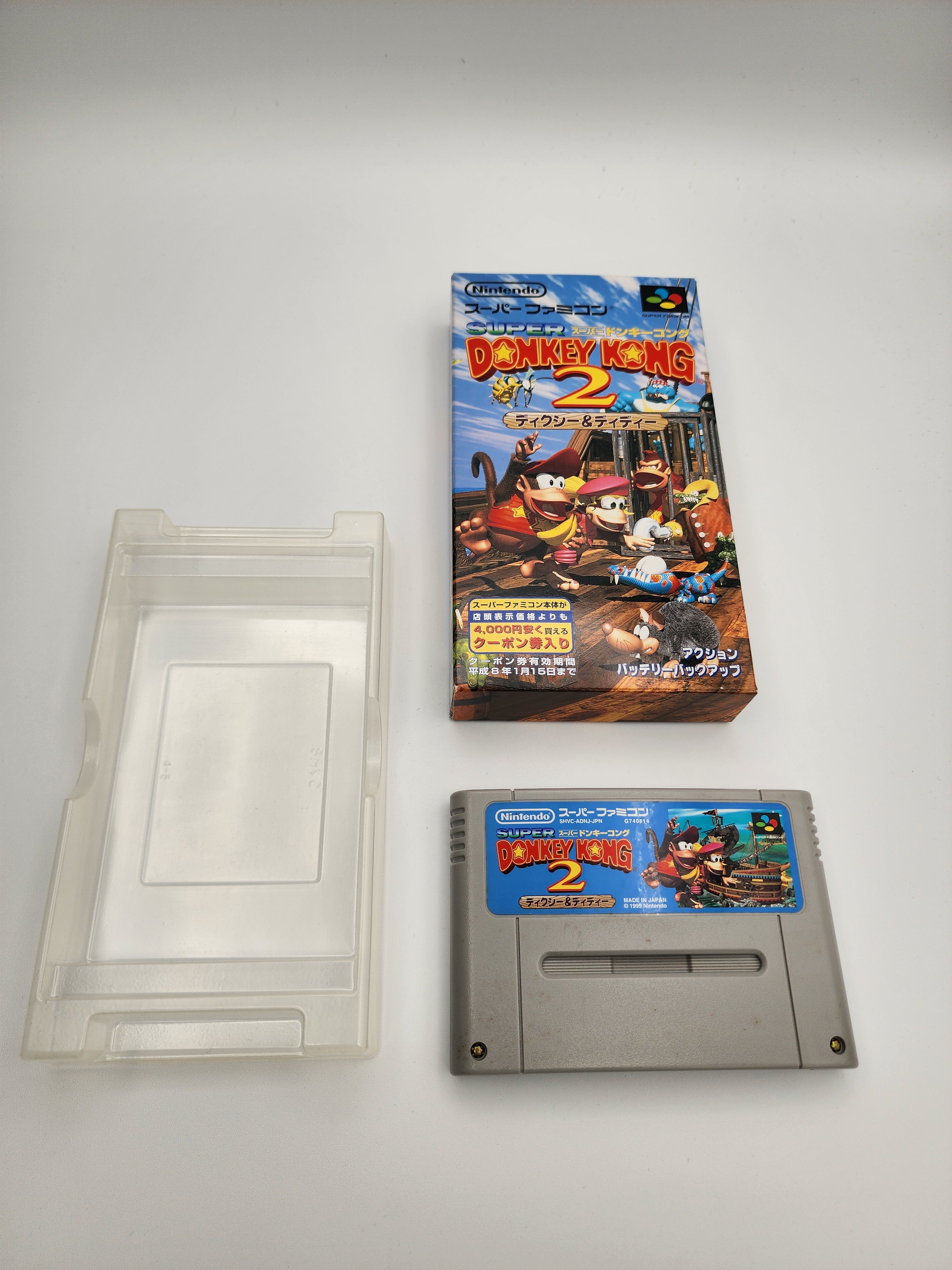 USED JAPAN] Super Donkey Kong 2 Dixie and Diddy Super Famicom