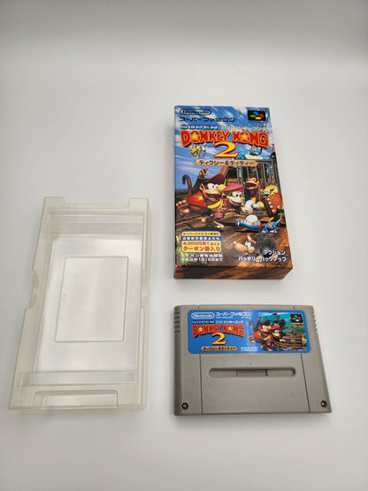 [USED JAPAN] Super Donkey Kong 2 Dixie and Diddy Super Famicom