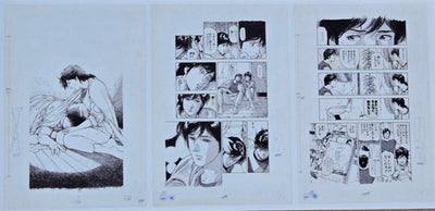 Forever City Hunter Exhibition - Set of  Pieces Genga Manuscript H