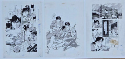 Forever City Hunter Exhibition - Set of  Pieces Genga Manuscript L