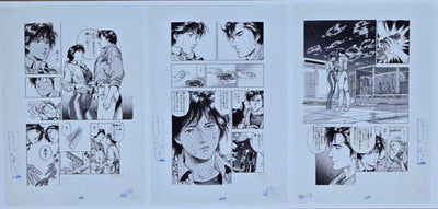 Forever City Hunter Exhibition - Set of  Pieces Genga Manuscript A