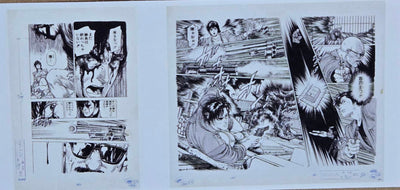 Forever City Hunter Exhibition - Set of  Pieces Genga Manuscript P
