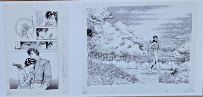 Forever City Hunter Exhibition - Set of  Pieces Genga Manuscript M [Pre-Order Dec 2025]