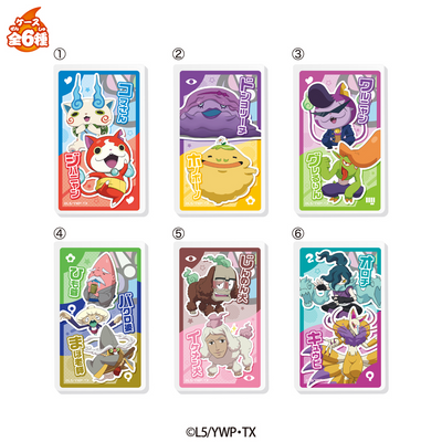 Yo-kai Watch LOVELETS Candy with Cases & Stickers - Box (12 Packs) RANDOM - collectible design samples 1